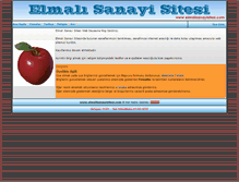 Tablet Screenshot of elmalisanayisitesi.com